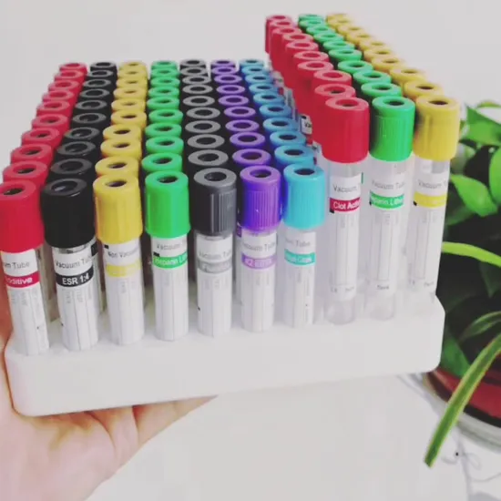採血用ディスポーザブルPE/ガラス真空管